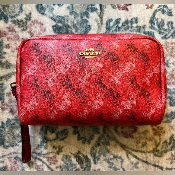 Coach Handbags - Coach Horse & Carriage Cosmetic Toiletries Pouch